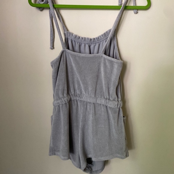 Grey terry romper - Picture 3 of 3
